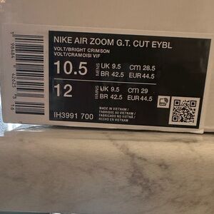 Brand new in box just dropped
Nike Air Zoom GT Cut EYBL
Men’s size 10.5